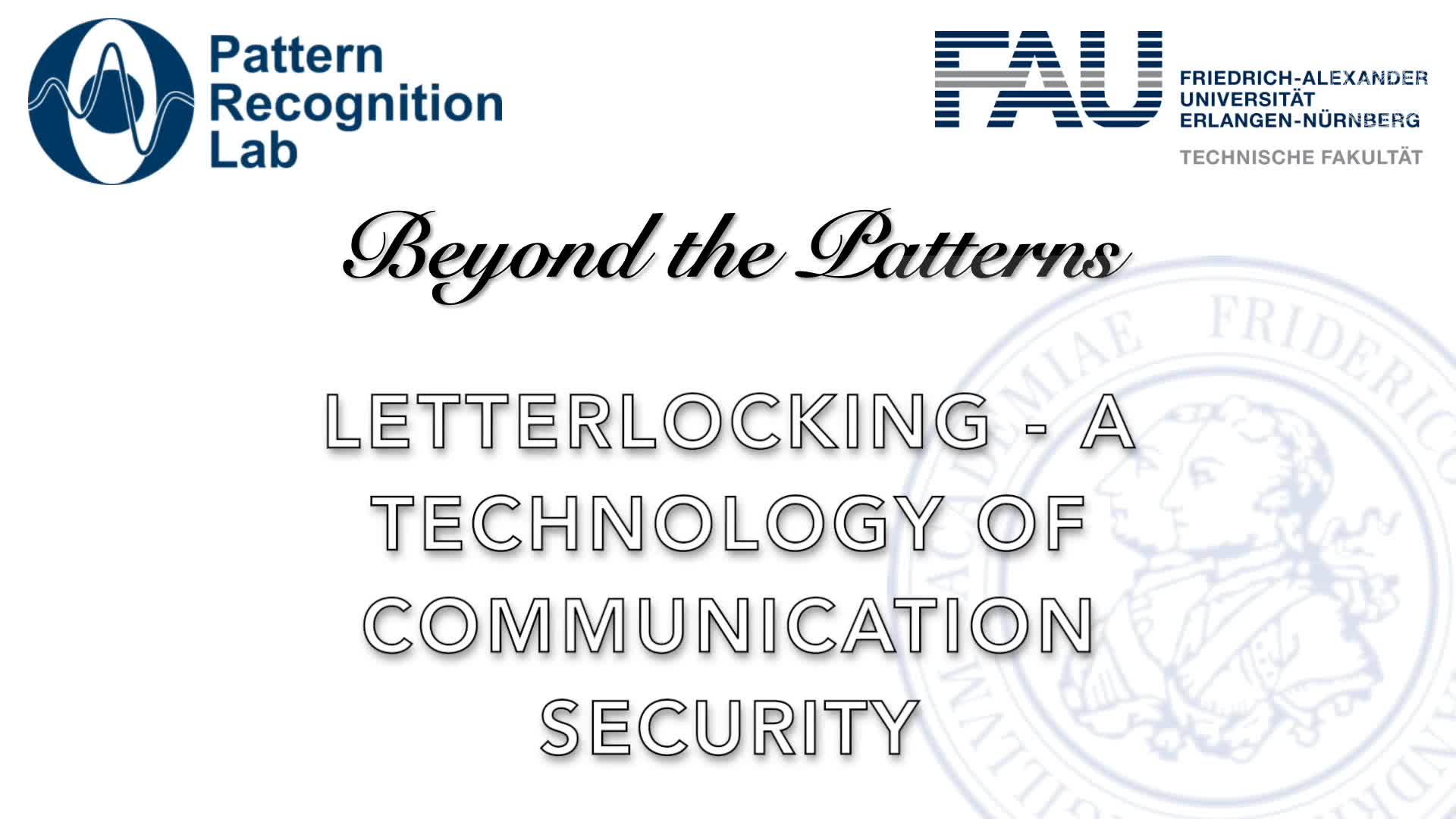 Beyond the Patterns - Letterlocking: A Global Technology of Communication Security preview image