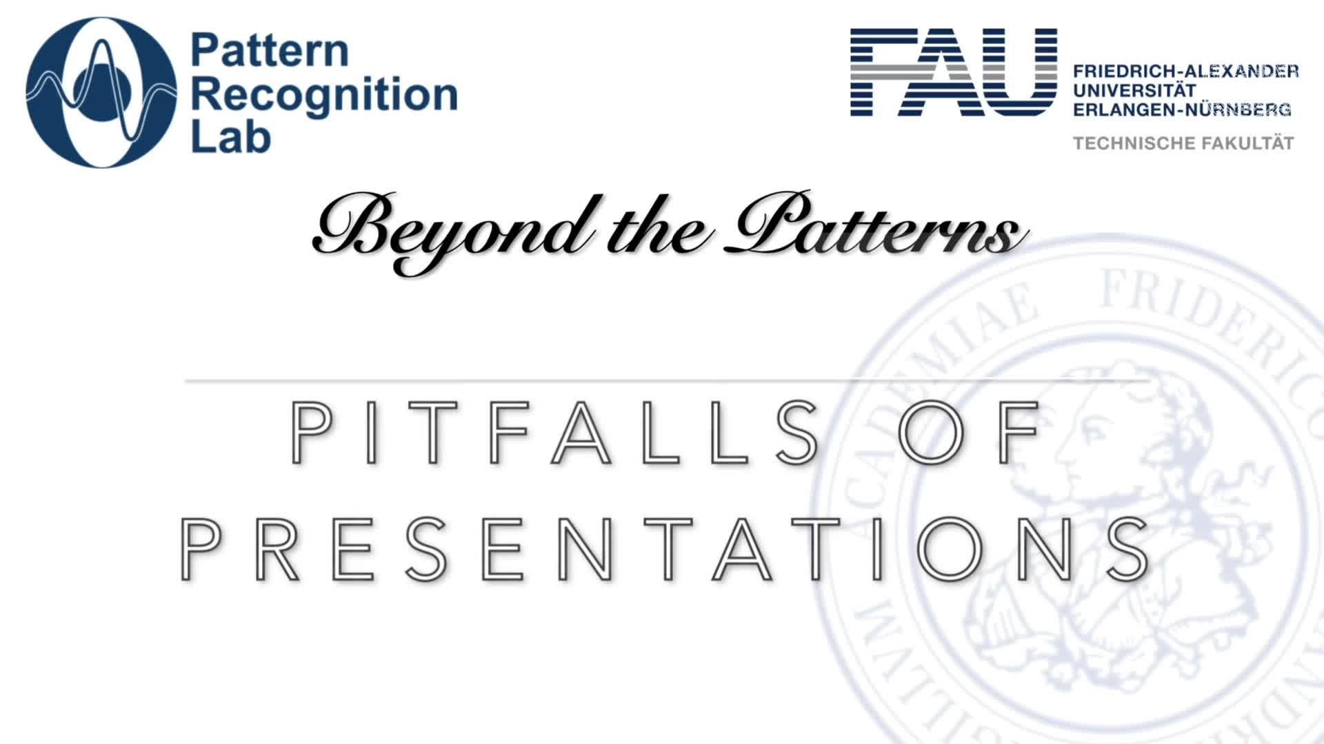 Beyond the Patterns - Pitfalls of Presentations preview image