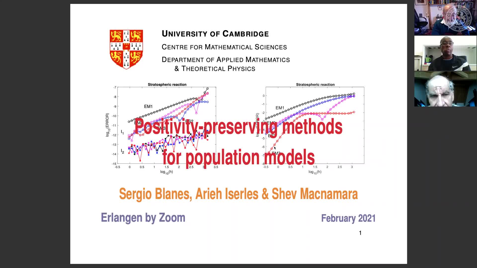 Positivity-preserving methods for population models (Arieh Iserles, University of Cambridge, UK) preview image