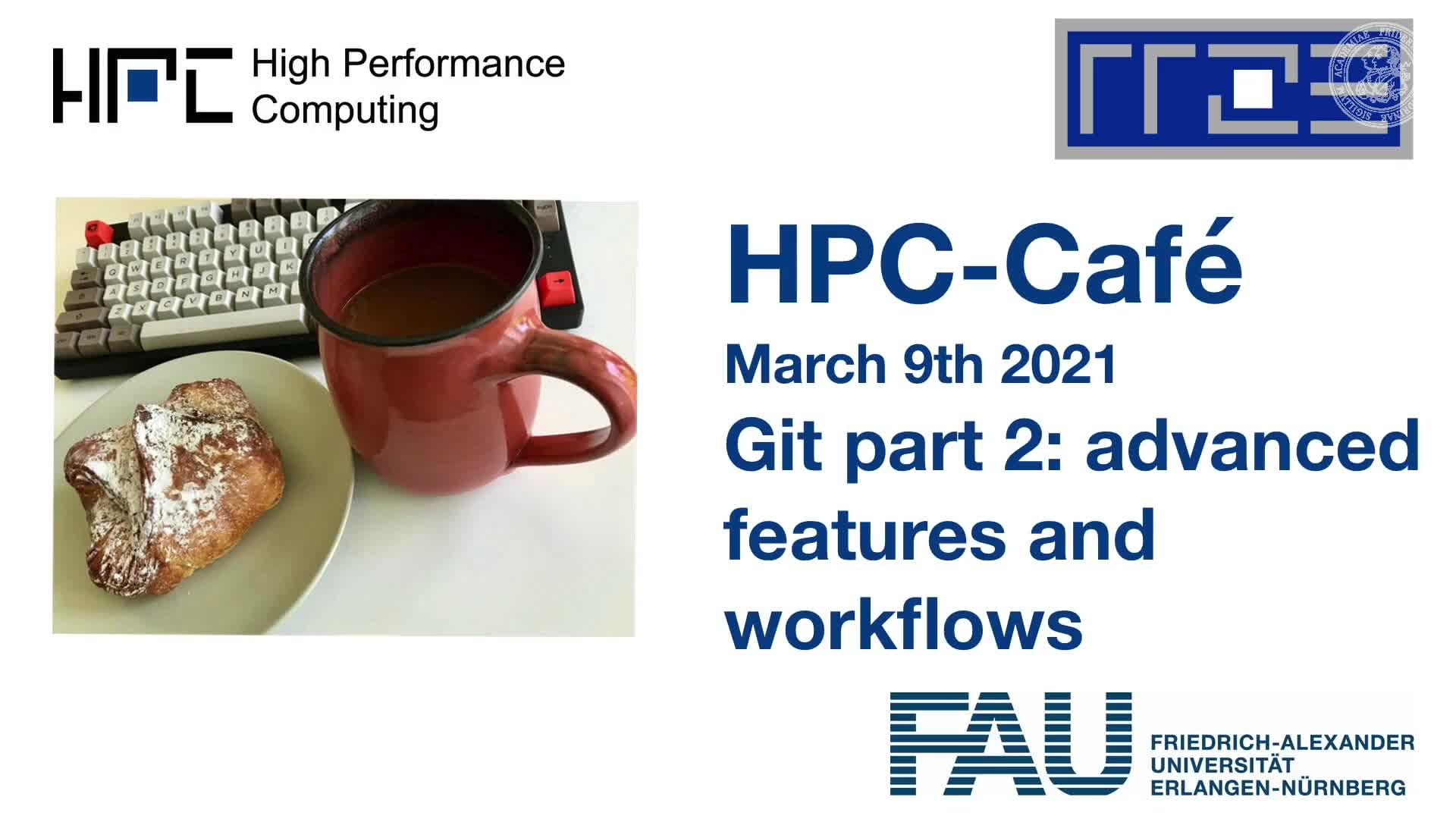 HPC Cafe: Git part 2 - advanced features and workflows preview image
