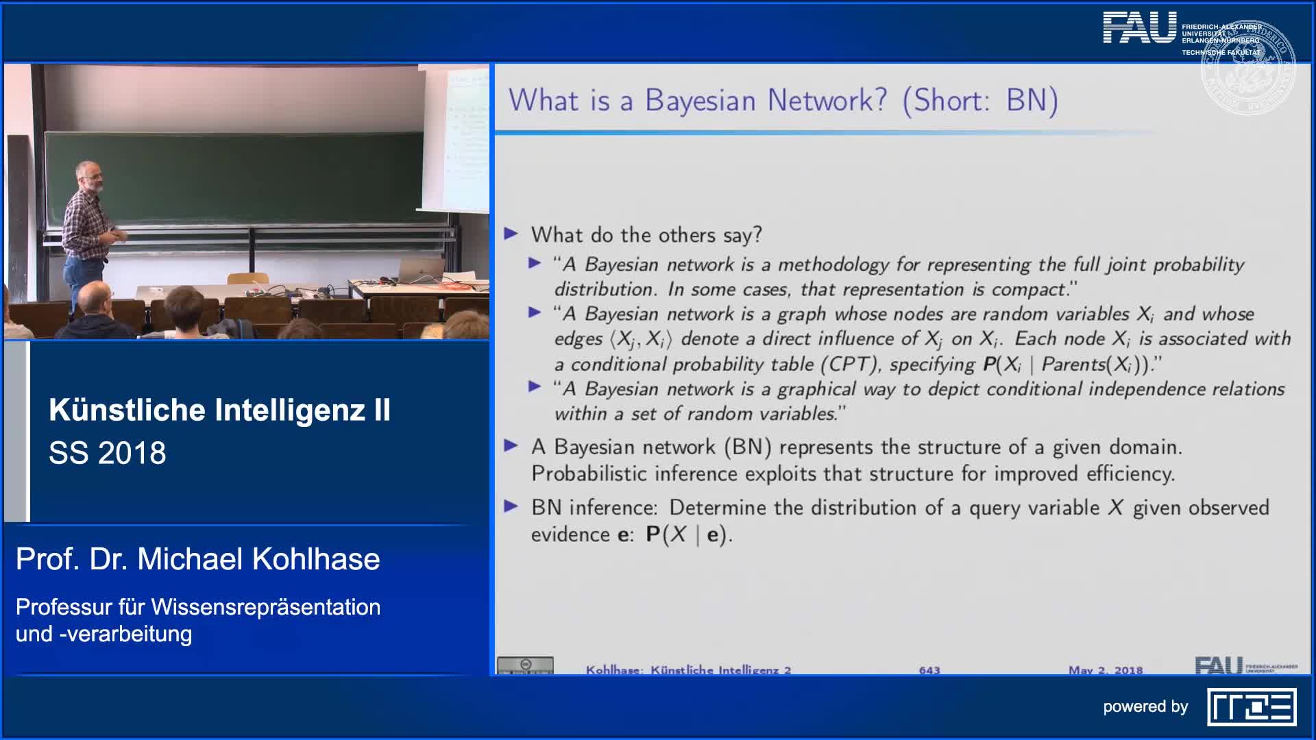 Recap Clip 4.2: What is a Bayesian Network? preview image