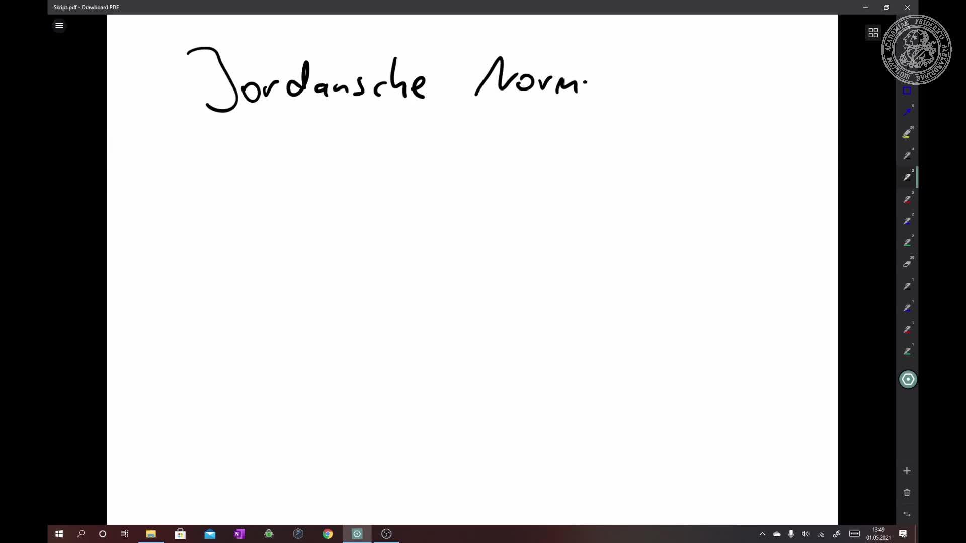 Jordansche Normalform preview image