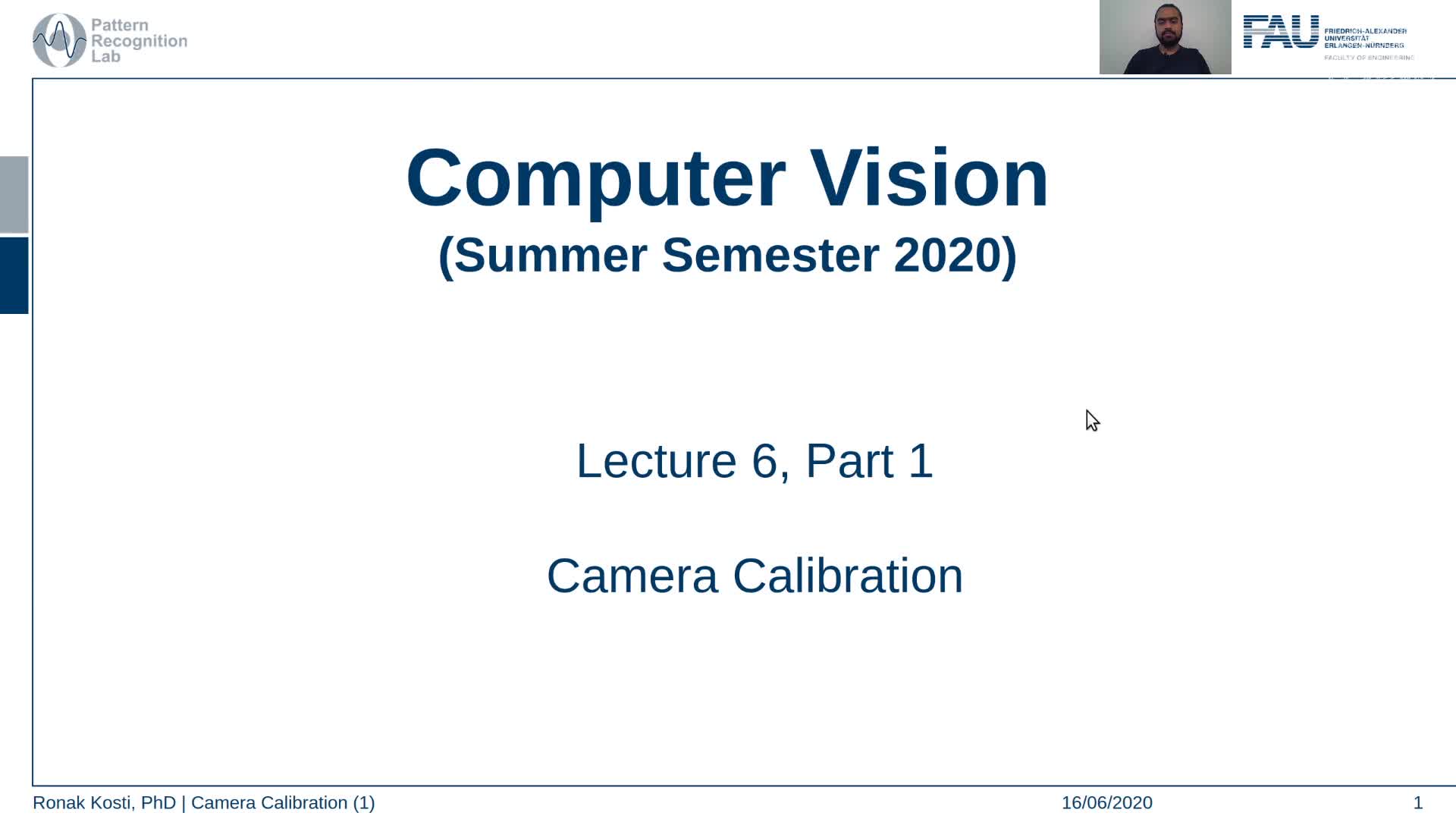 (Lecture 6, Part 1) Camera Calibration preview image