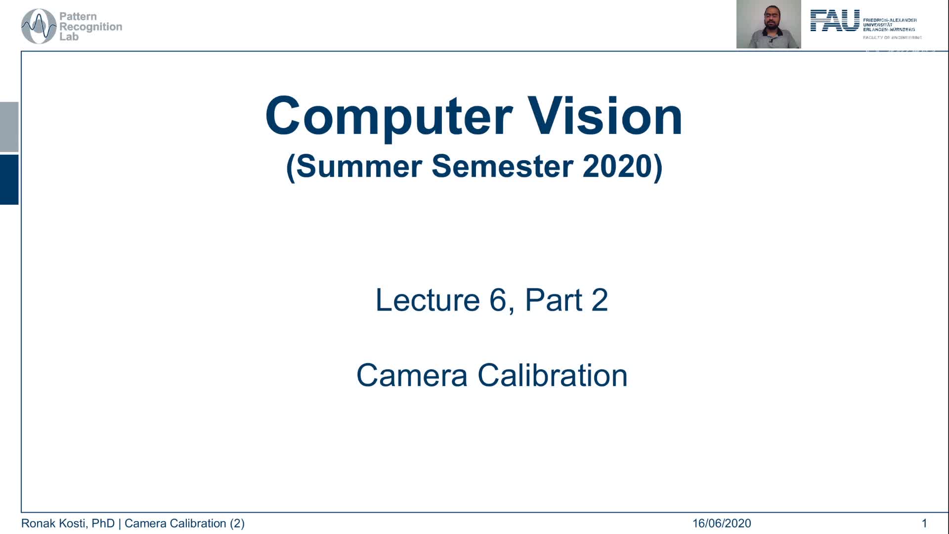 (Lecture 6, Part 2) Camera Calibration preview image
