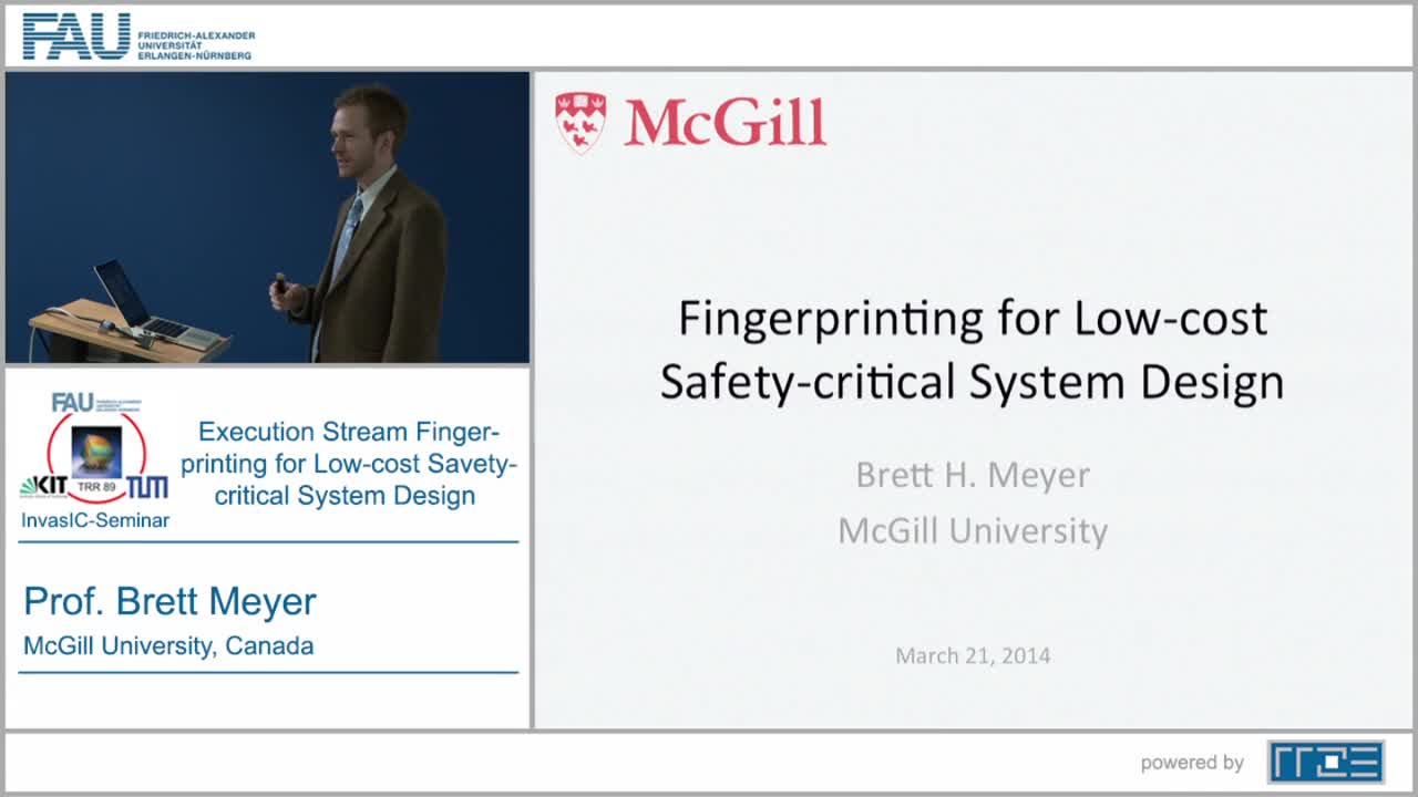 Execution Stream Fingerprinting for Low-cost Safety-critical System Design preview image