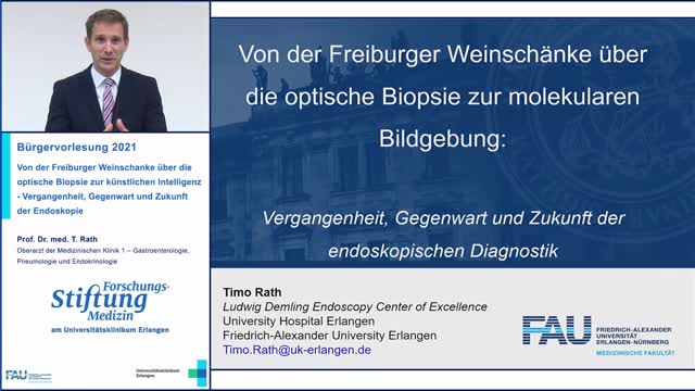 Von der Freiburger Weinschänke über die optische Biopsie zur künstlichen Intelligenz – Vergangenheit, Gegenwart und Zukunft der Endoskopie preview image