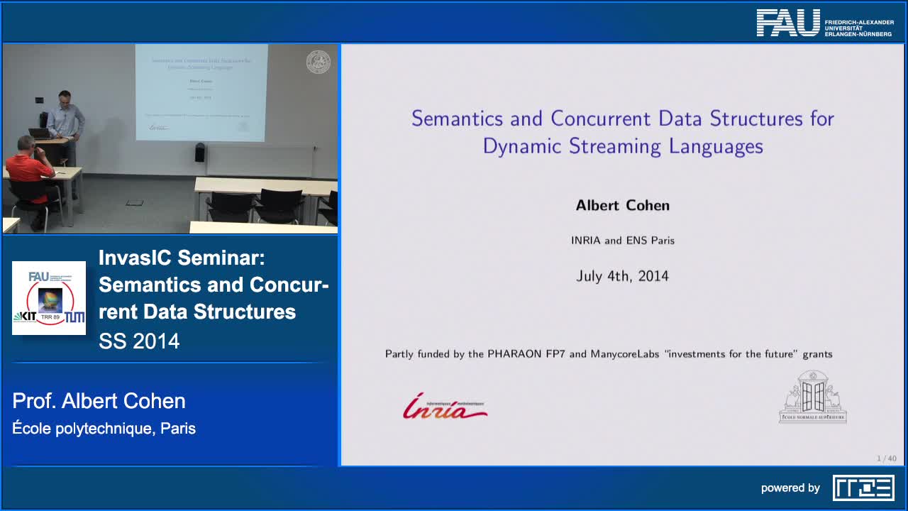 Semantics and Concurrent Data Structures for Dynamic Streaming Languages preview image