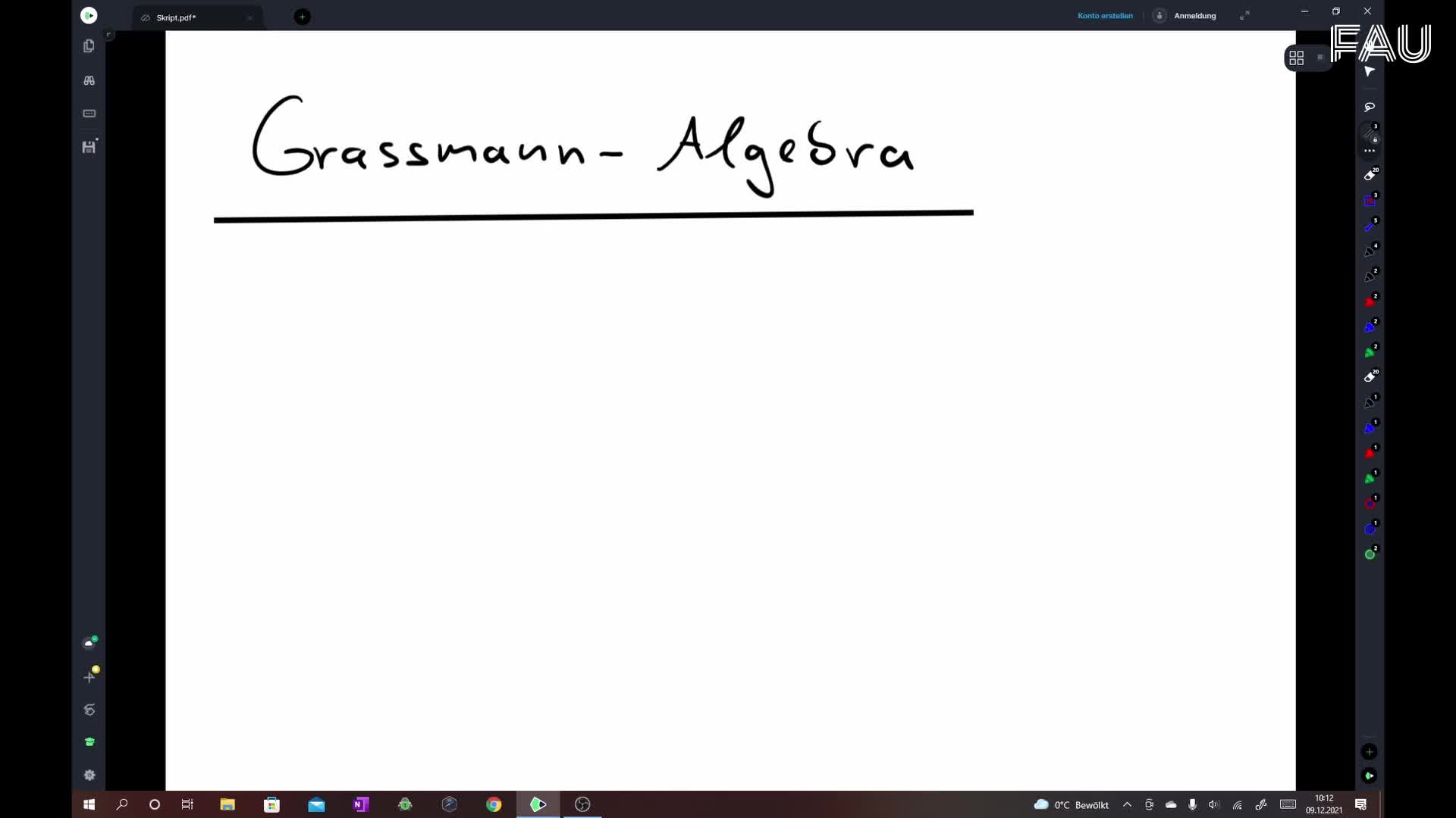 Grassmann-Algebra preview image