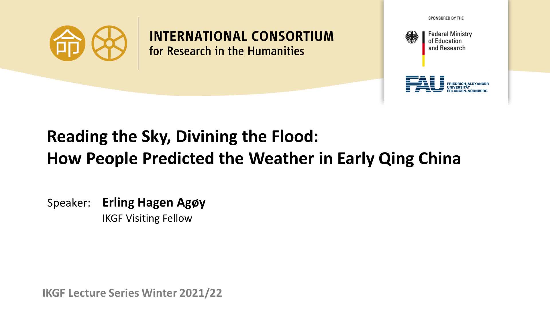 Reading the Sky, Divining the Flood: How People Predicted the Weather in Early Qing China preview image