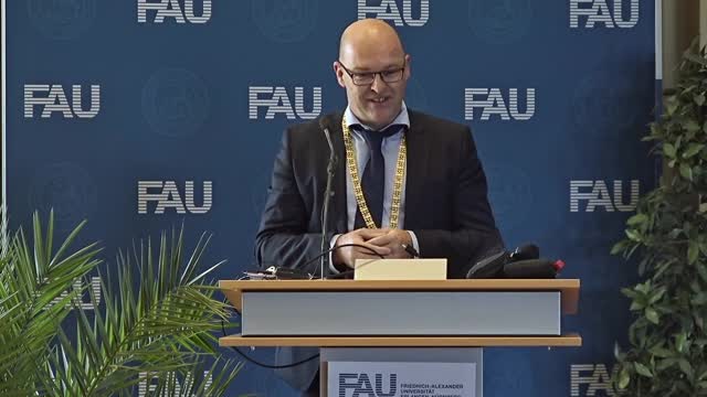 Grußwort des Vizepräsidenten der FAU, Prof. Dr. Georg Schett preview image