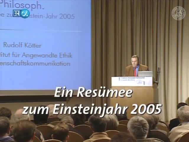 Ein Resümee zum Einstein-Jahr 2005 preview image