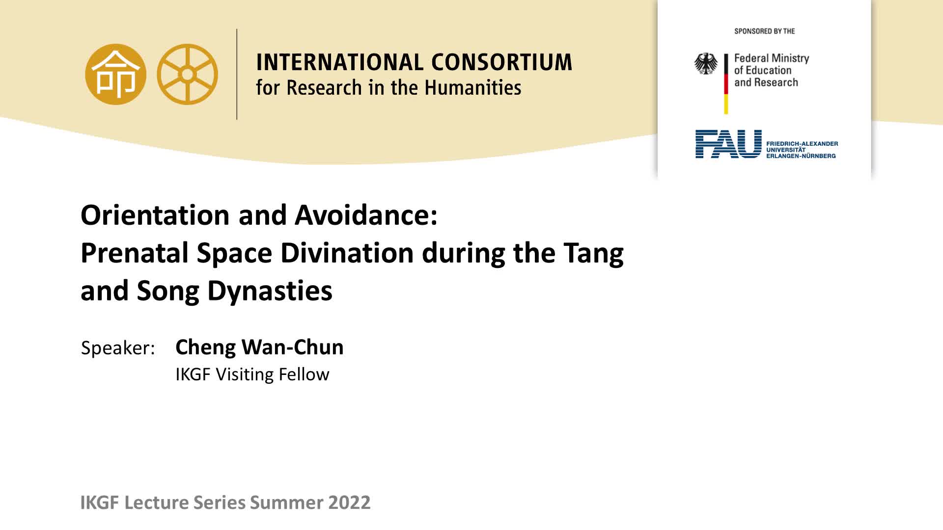 Orientation and Avoidance: Prenatal Space Divination during the Tang and Song Dynasties preview image