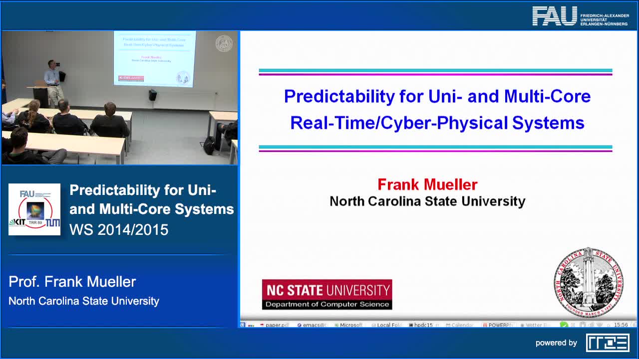 Predictability for Uni- and Multi-Core Real-Time/Cyber-Physical Systems preview image