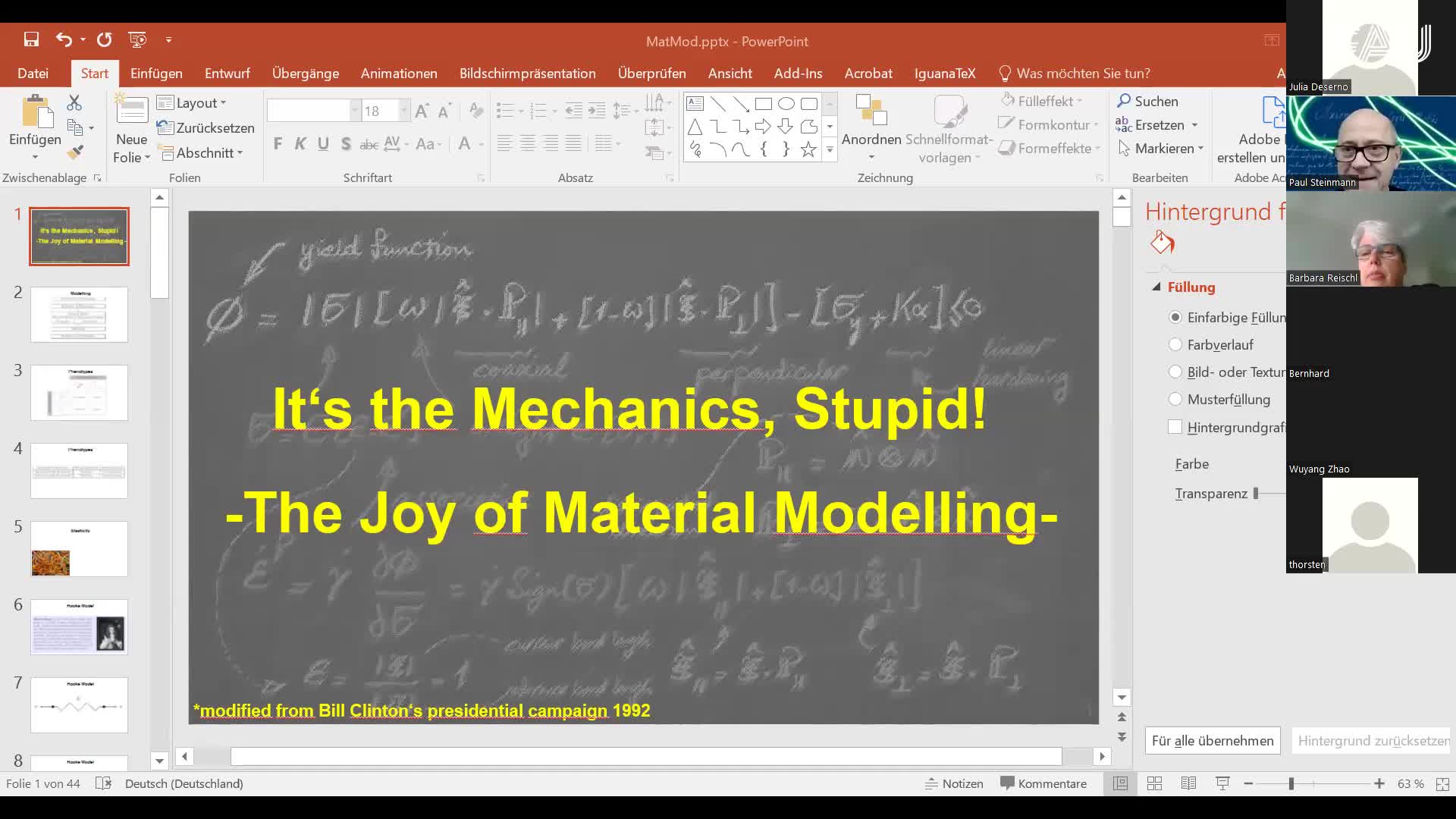The Joy of Material Modelling preview image