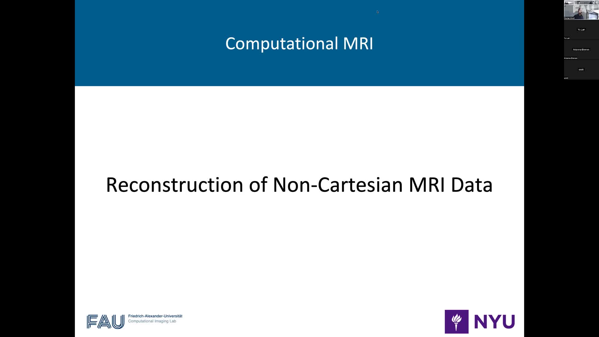 Lecture 4: Reconstruction of Non-Cartesian MRI data preview image