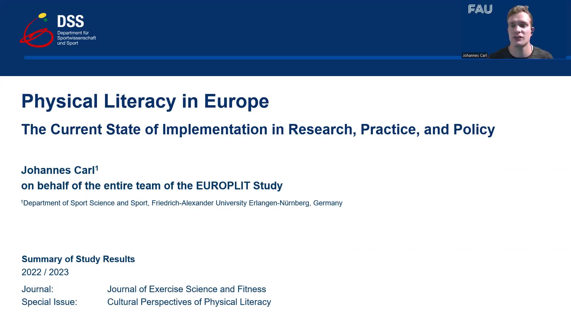 The Current Status of Physical Literacy in Europe (Detailed Summary) preview image