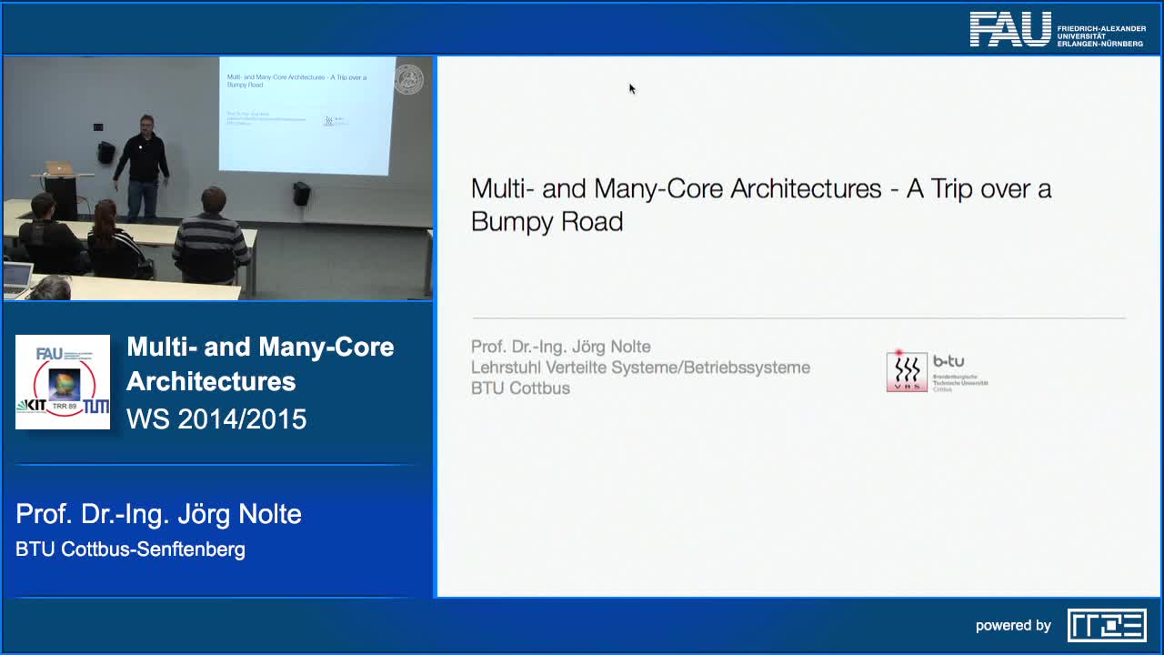 Multi- and Many-Core Architectures - A Trip over a Bumpy Road preview image