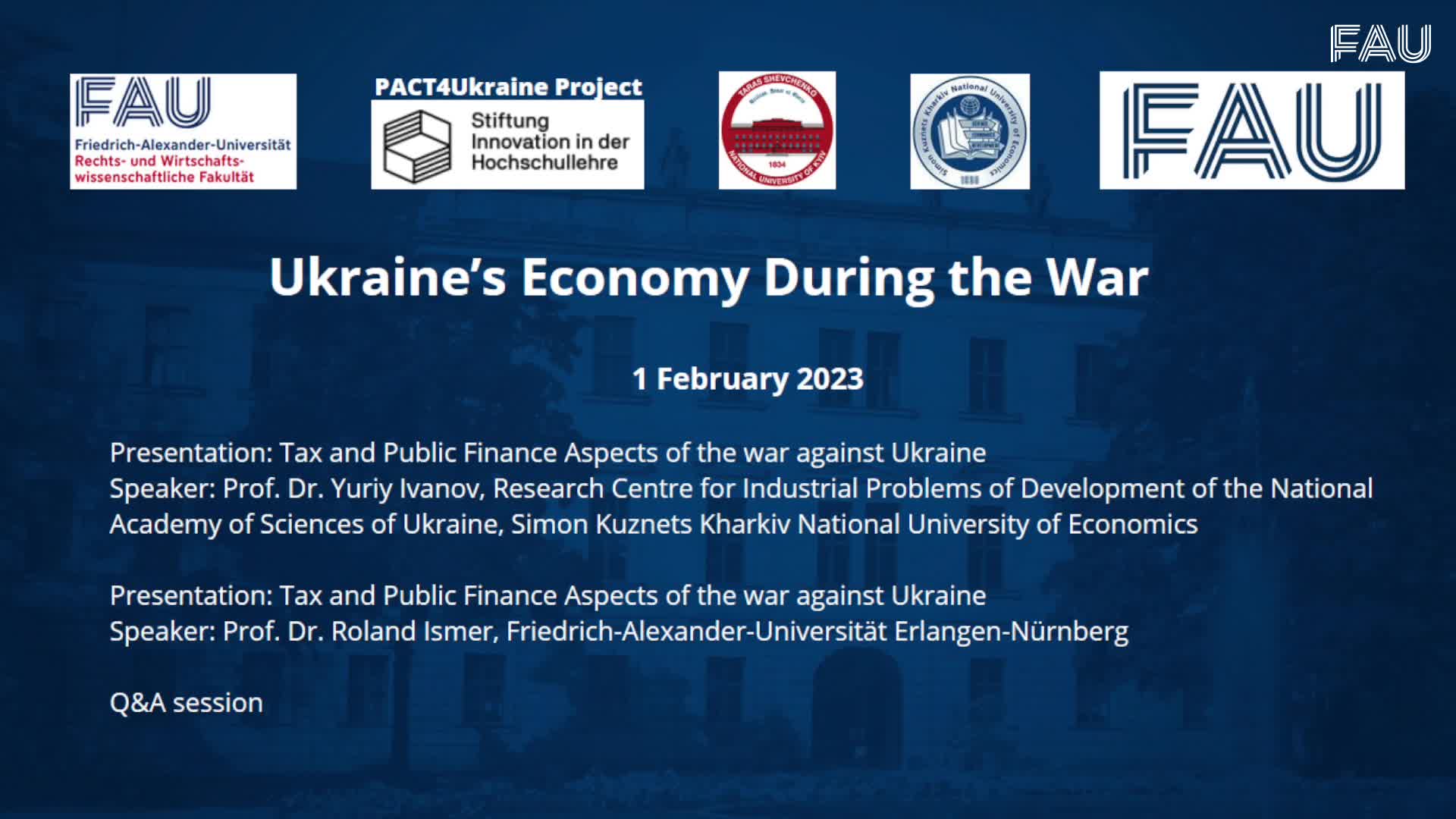 Ukraine's Economy During the War preview image