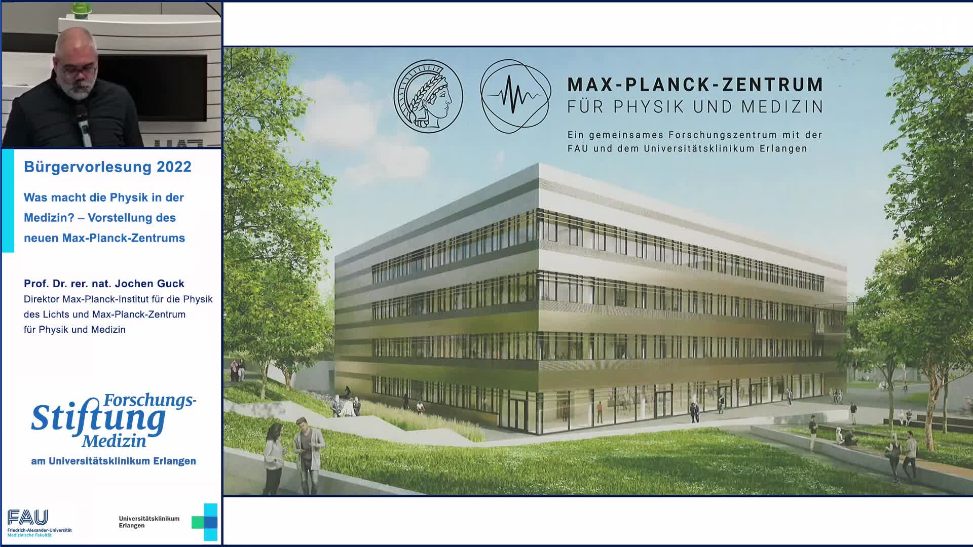 Was macht die Physik in der Medizin? – Vorstellung des neuen Max-Planck-Zentrums preview image