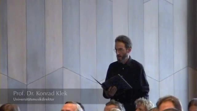 Eröffnungszeremonie des Internationalen Kollegs für Geisteswissenschaftliche Forschung: Music Performance I - Prof. Dr. Konrad Klek preview image