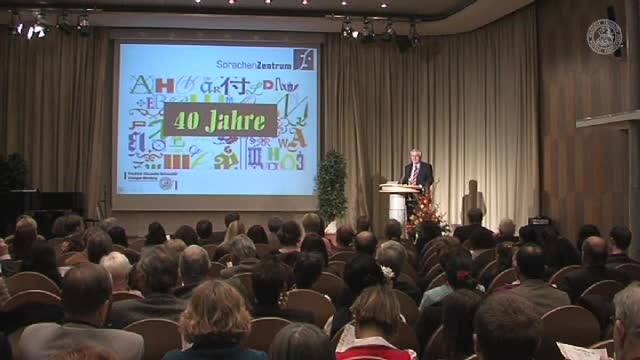 Festakt zum 40-jährigen Jubiläum des Sprachenzentrums der Uni Erlangen-Nürnberg preview image