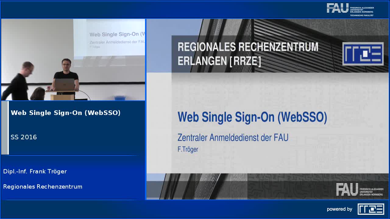 Web Single Sign-On (WebSSO) – Zentraler Anmeldedienst der FAU preview image