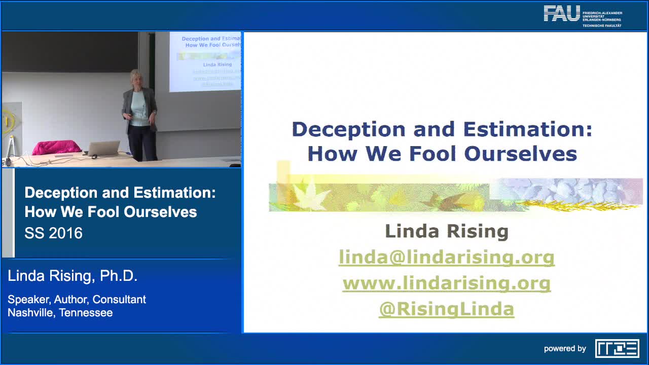 Deception and Estimation: How we fool ourselves preview image