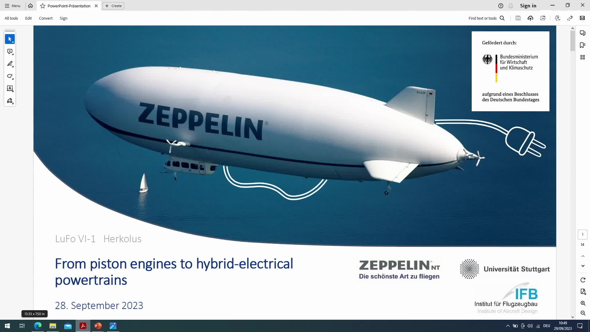From piston engines to hybrid electrical drivetrains: a feasibility study to evaluate re-engining options for the Zeppelin NT airship preview image