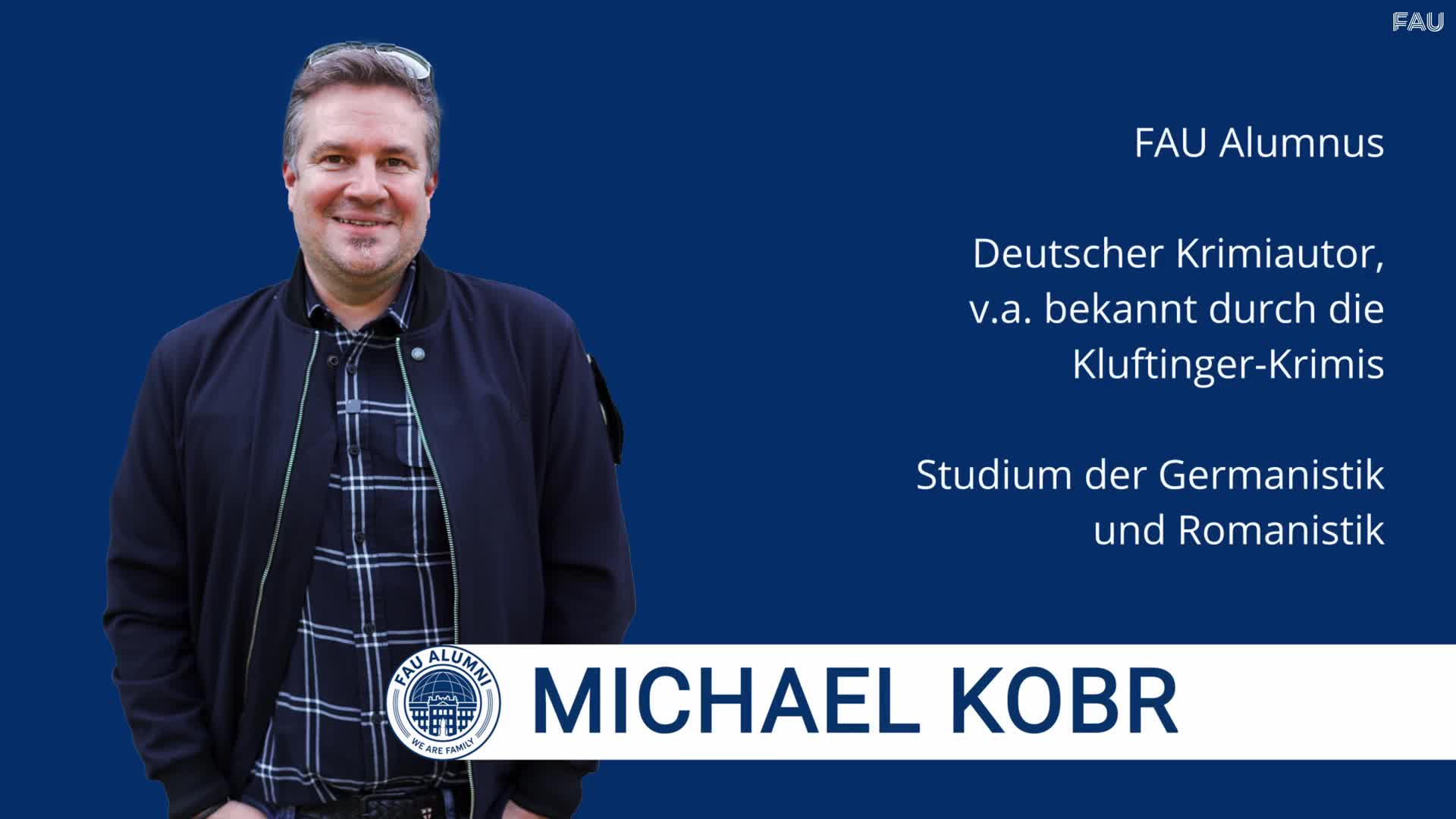 FAU Alumni #MyStory: Michael Kobr, Autor der Krimireihe „Kommissar Kluftinger" preview image
