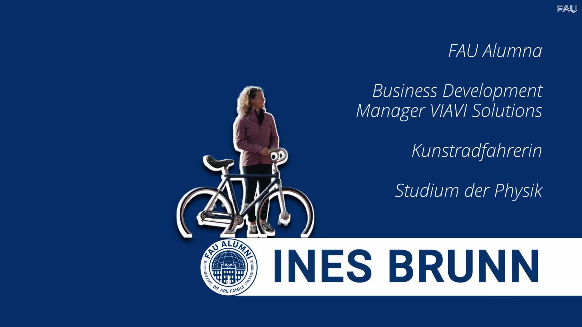 FAU Alumni #MyStory: Ines Brunn, Kunstradfahrerin & Business Development Managerin preview image