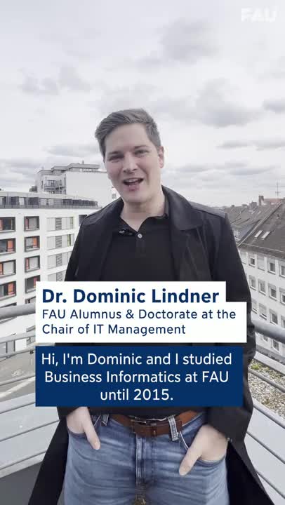 FAU Alumni #JobInsights mit Dr. Dominic Lindner preview image