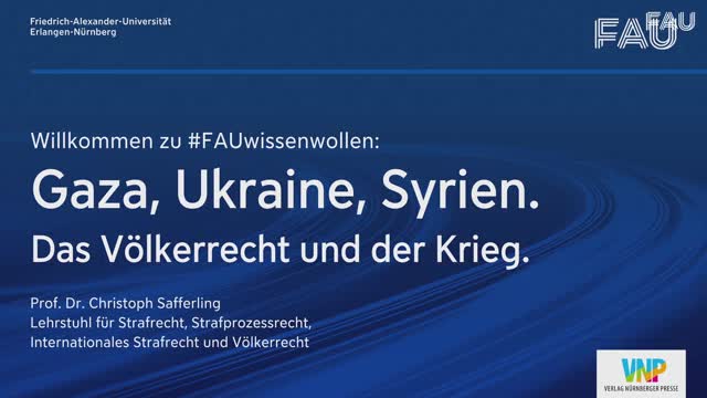 Gaza, Ukraine, Syrien. Das Völkerrecht und der Krieg preview image