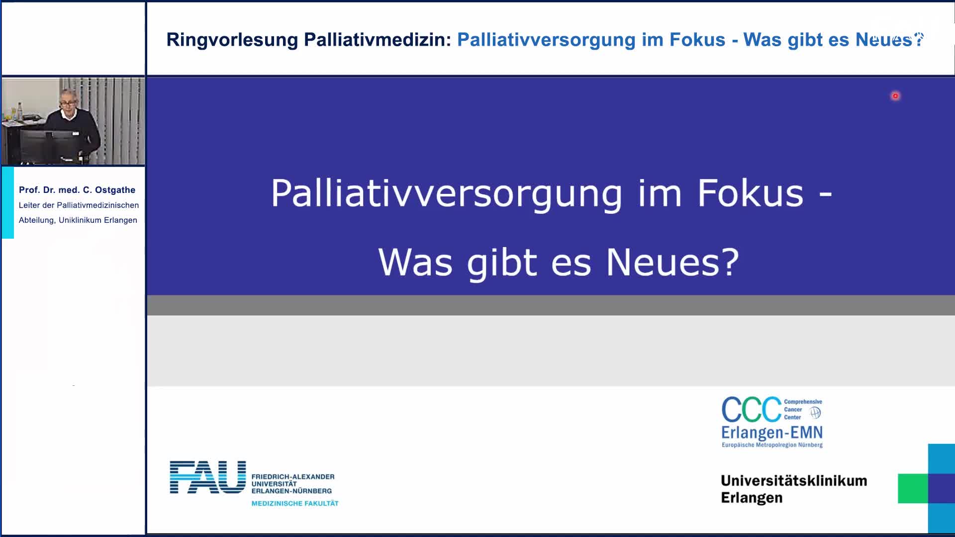 Palliativversorgungim Fokus - Was gibt es Neues? preview image