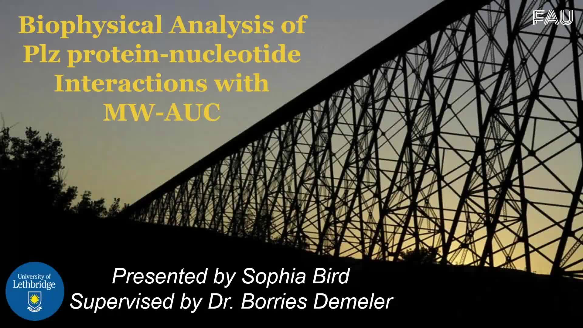 Biophysical analysis of PlzA-nucleotide interactions with multi-wavelength analytical ultracentrifugation preview image