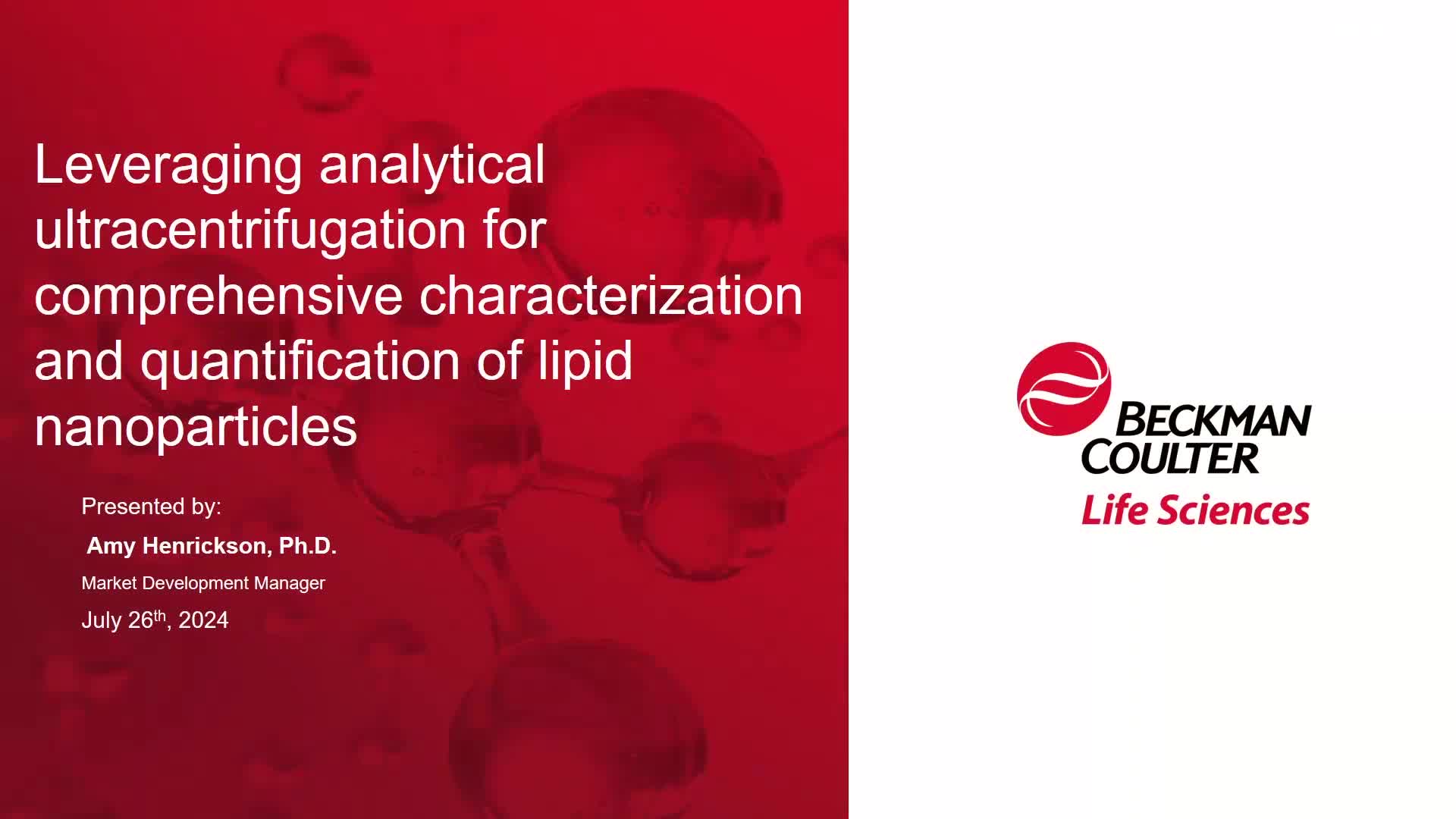 Leveraging analytical ultracentrifugation for comprehensive characterization and quantification of lipid nanoparticles preview image