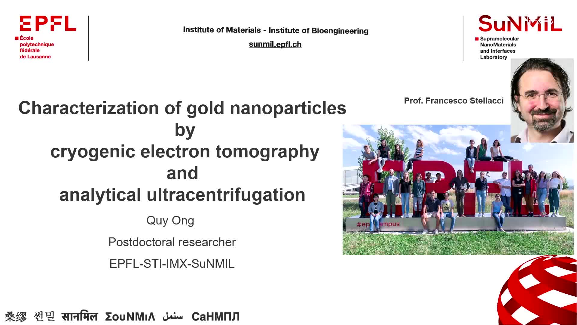 Characterization of gold nanoparticles by cryogenic electron tomography and analytical ultracentrifugation preview image