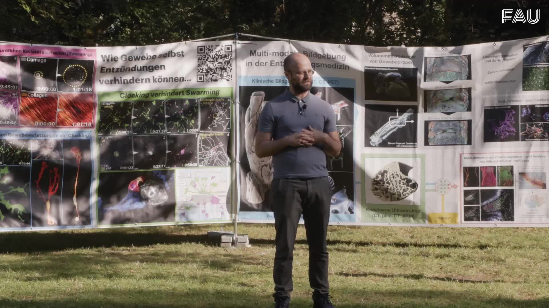 Entzündungen im XXL-Format. Forschung und Picknick im Schlossgarten preview image