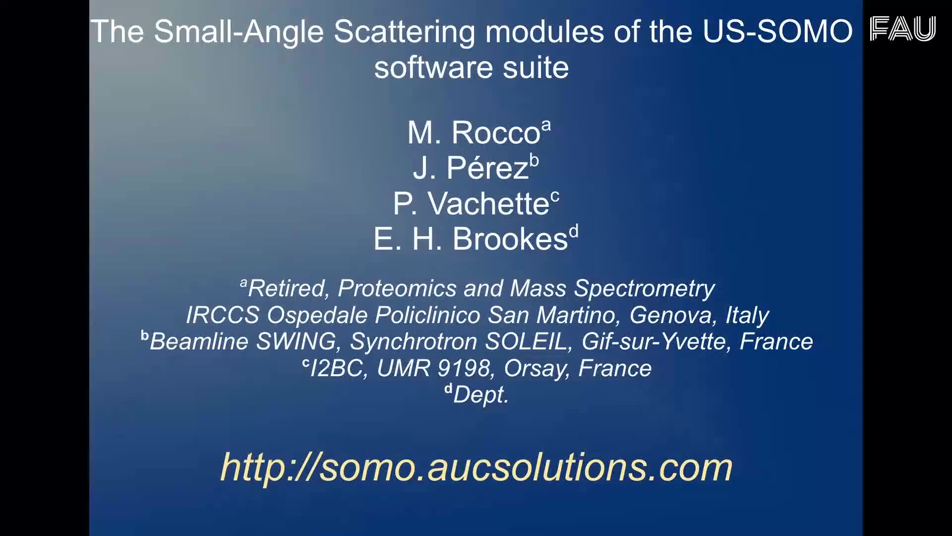 Advances in the US-SOMO Small-Angle Scattering module: UV-Vis spectral data processing, Multi-Angle Light Scattering (MALS) coupled to SAXS data analysis, and improved SEC Gaussian decomposition of not resolved species preview image