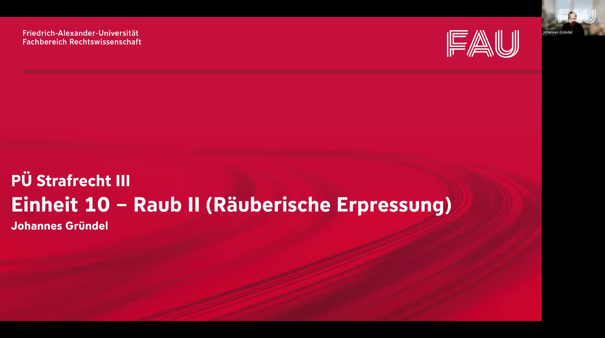 Raub II (Räuberische Erpressung) preview image