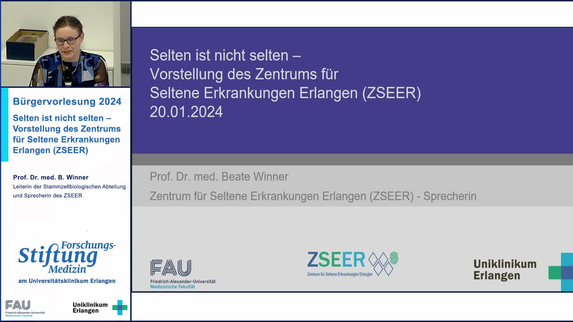 Selten ist nicht selten – Vorstellung des Zentrums für Seltene Erkrankungen Erlangen (ZSEER) preview image