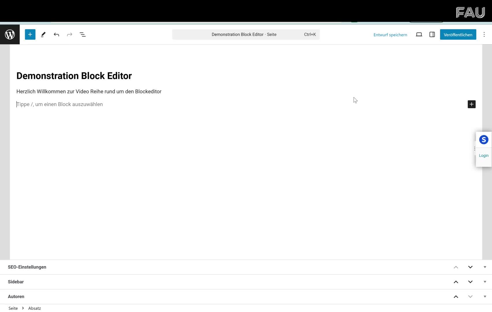 Block-Editor preview image