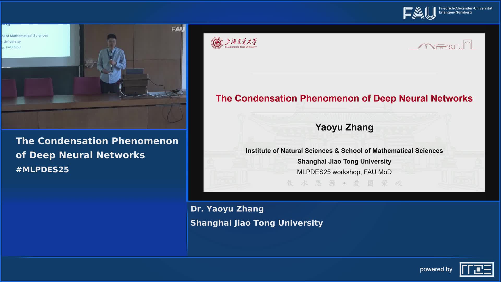 MLPDES25: The condensation phenomenon of Deep Neural Networks preview image