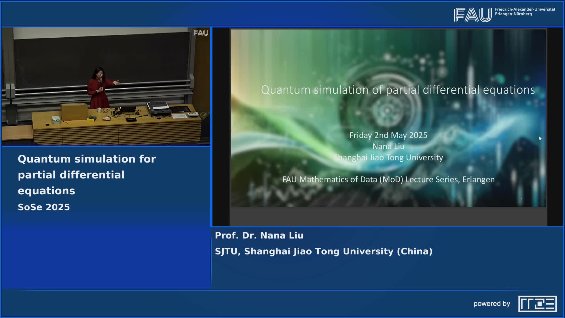 FAU MoD Lecture: Quantum simulation for partial differential equations preview image