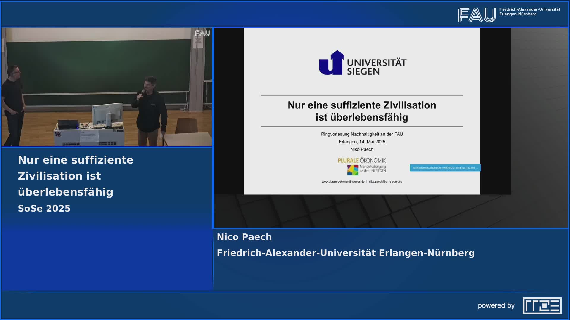 Nur eine suffiziente Zivilisation ist überlebensfähig preview image