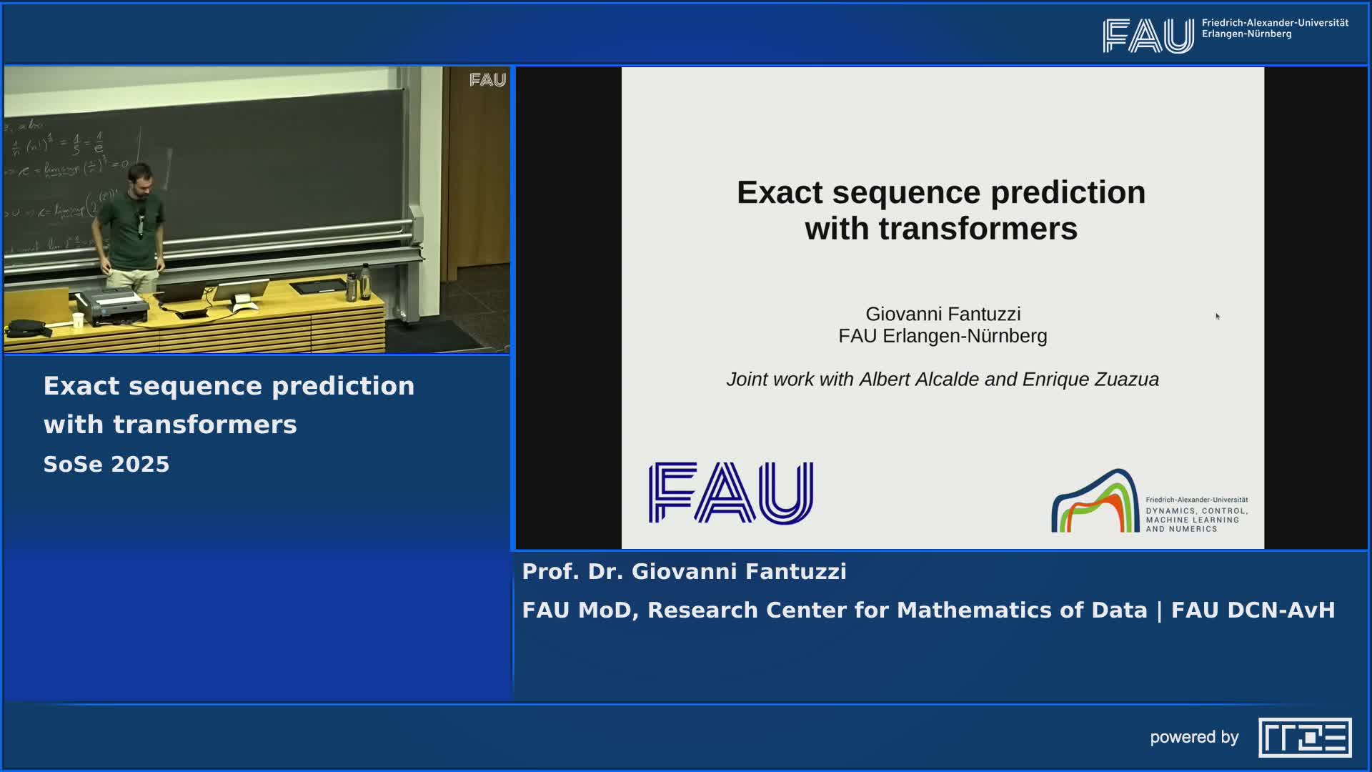FAU MoD mini-workshop: Exact sequence prediction with transformers preview image