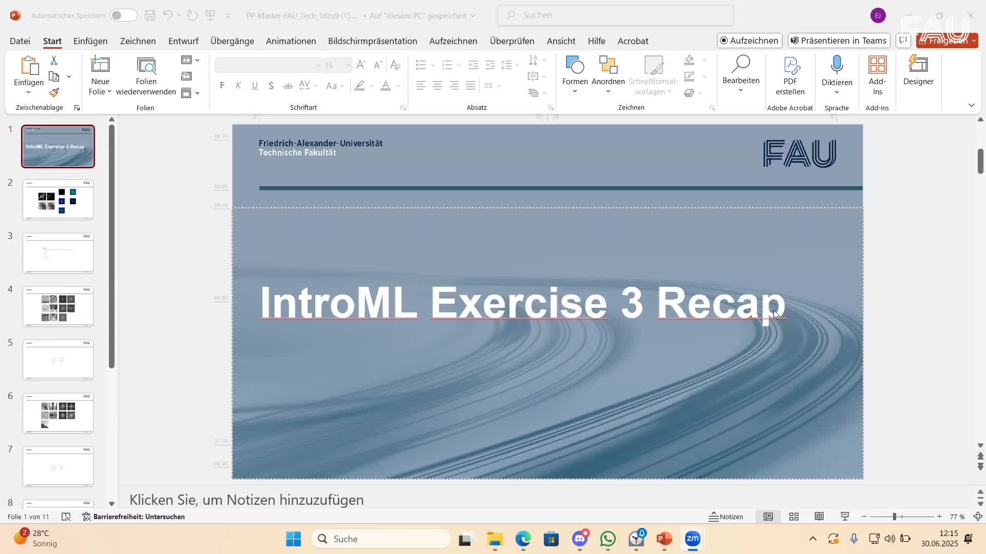 Exercise 3 Recap + Exam Prep preview image