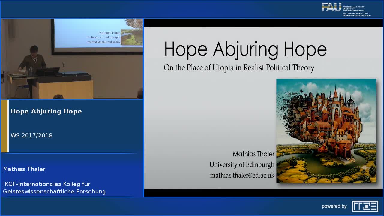 Hope Abjuring Hope: On the Place of Utopia in Realist Political Theory preview image