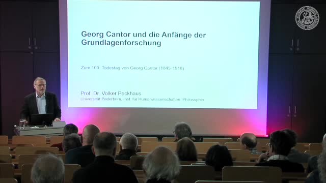 Georg Cantor und die Anfänge der Grundlagenforschung preview image