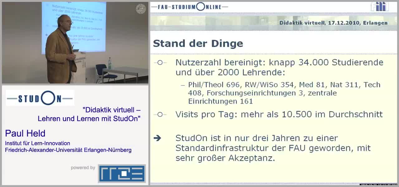 Eröffnung - Virtuelles Lernen mit StudOn preview image