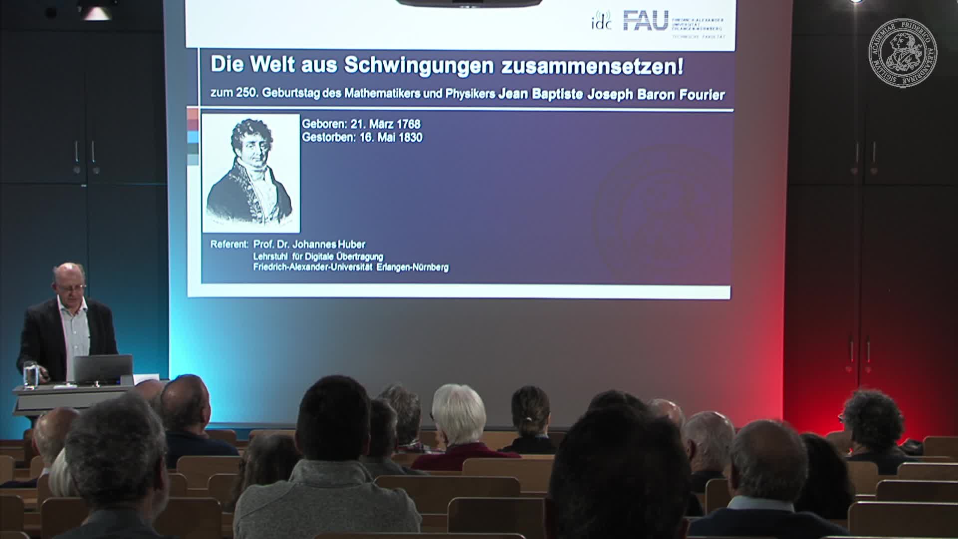 Die Welt aus Schwingungen zusammensetzen! Zum 250. Geburtstag von Joseph Fourier preview image